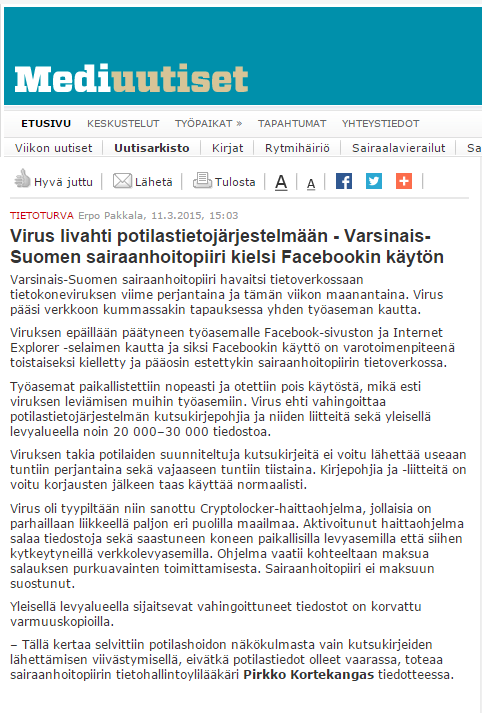 Joka päivä uusia