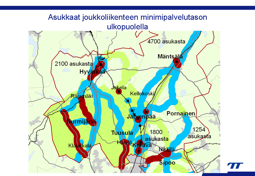 Liite I: Maankäyttötietojen