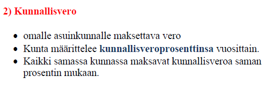 Kunnallisverotus Kotkassa 2014 Kunnallisvero 20,50 % Tulo ja kiinteistöveroprosentit Kaupunginvaltuusto päättää vuosittain kaupungissa sovellettavat tulo ja kiinteistöveroprosentit.