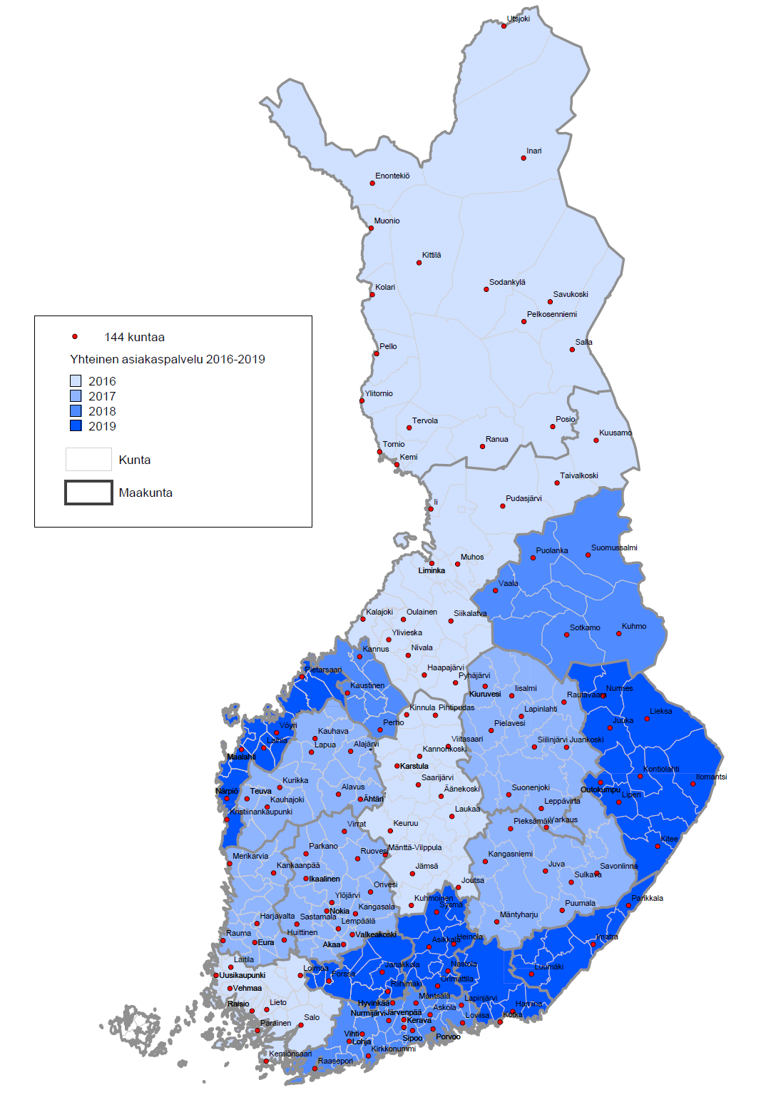 Ehdotus siirtymisestä yhteiseen