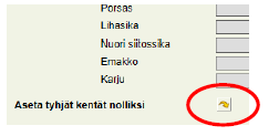 Eläinmääräilmoitukset (siat) Tilalla olevat siat (tilanne kuukauden 1 pv) Porsaat alle 3 kk (myös vieroittamattomat) Lihasiat (3-8 kk, lihantuotantoon) Nuoret siitossiat (3-8 kk,