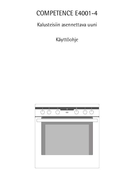 Yksityiskohtaiset käyttöohjeet ovat käyttäjänoppaassa Käyttöohje AEG-ELECTROLUX B9871-4-M EU R05 Käyttöohjeet AEG-ELECTROLUX B9871-4-M EU R05 Käyttäjän opas