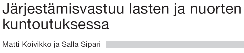 On yhdistettävä kaksi