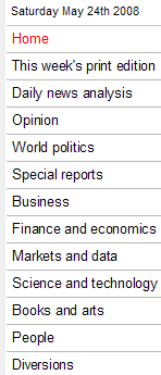 Ohjaa oikeaan pakottamatta (nudge) 13 SUBSCRIPTIONS Welcome to The Economist Subscription Centre Pick the type of subscription you want to buy or renew. Economist.com subscription - US $59.