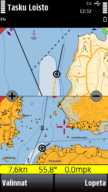 Tilarivin tiedot Tilarivin saa esille haluttaessa näytön alareunaan. Tilarivillä joko on tai ei ole otsikoita.