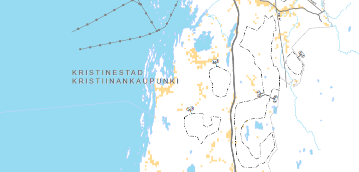 FCG SUUNNITTELU JA TEKNIIKKA OY Kaavaselostus 16 (113) Kuva 5 Pohjanmaan vaihemaakuntakaava 2, kaavaehdotus. Metsällä-Norrvikenin alue on osoitettu nuolella kuvassa. 4.