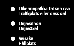 LIIKENNE TRAFIK Rataverkon henkilöliikenteen matkojen määrät vuonna 2011 (1000 matkustajaa/v) Antal resor inom persontrafiken på bannätet år 2011 (1000 resenärer/år) Vaasa Seinäjoki-rataosuus on