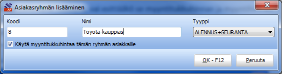 HINNOITTELUN LISÄVALINTOJA ALENNUSPROSENTTIEN TULOSTAMINEN TASAPROSENTTEINA Tällä asetuksella voidaan määrätä, että alennukset tulostetaan laskuille aina tasaprosentteina.