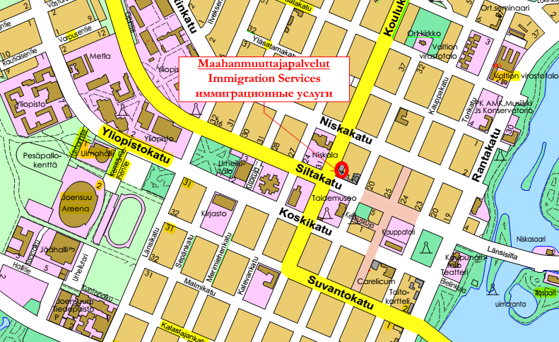 Joensuun kaupunki Maahanmuuttajapalvelut / Joensuu city Services for Immigrants: Avoinna: Ma pe 9 15 Palveluohjaaja Tarja Munne, 050 41 33 235 Sosiaaliohjaaja Anne Päivinen, 050 46 63 622 www.joensuu.