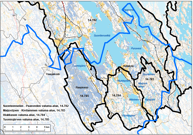 Pieksämäen kalastusalueen käyttö- ja hoitosuunnitelma Vi 30 4. Maakatiskan teko Vangasjärven ja Pieksäjärven väliseen uomaan 2015 5.