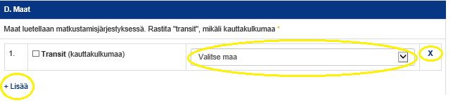 Lisätietoja: Kun tiettyä henkilöä ei nimetä haltijan edustajaksi, kuten vaihtoehdossa 1, jokaiselle haltijan edustajalle tulee antaa valtakirja.