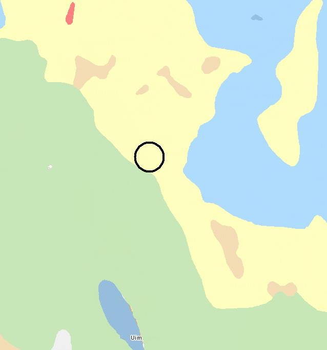 Kuva 4. Maalajit Geologian tutkimuskeskus 2011; Pohjakartta Maanmittauslaitos 3.2 Luonnonympäristö Suunnittelualueen ympäristö on kangasmaastoa, jossa on mäntyvaltainen puusto.