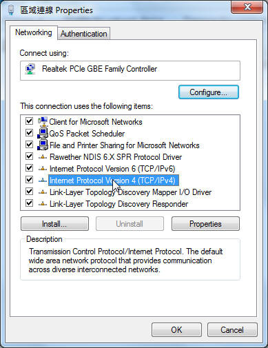 HUOMAUTUS: Katso selaimen Ohje-tiedostoista lisätietoja välityspalvelimen ottamisesta pois käytöstä. B. Aseta TCP/IP-asetukset hakemaan automaattisesti IPosoitteen. Windows 7/8 1.