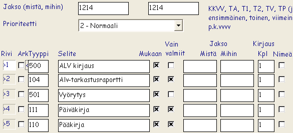 1.20 Raportointivalmis merkintä Toukokuu 2015 13 (29) Yrityksen avaus -toiminnossa tai ylläpidossa Tilastot - Kuukausitilasto -taulussa käyttäjällä on mahdollisuus merkitä halutut kuukaudet