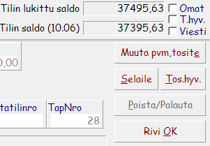 Toukokuu 2015 5 (29) Tikon versio 6.5.0 1 Kirjanpito ja reskontra 1.1 Liitteen liittäminen kirjanpidon arkiston tositteelle Tikon kirjanpidon versioon 6.5.0 on tehty uutena piirteenä liitteiden liittäminen arkistoidulle tositteelle.