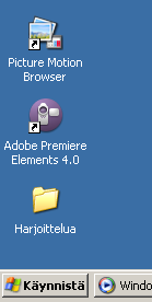 Adobe Premiere Elements ohjeet 1.