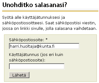 6.14 Salasanan vaihto Jos muistat nykyisen salasanasi, voit vaihtaa sen klikkaamalla linkkiä Salasanan vaihto ja YubiKeyn hallinta.