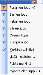 7.5 Viestit 7.5.1 Viestin lukeminen 7.5.1.1 Viestin merkitseminen seurattavaksi, seurannan poistaminen Viesteihin voi lisätä seurantamerkintöjä.