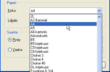 Marginaalit Tarkista sivun marginaalit ennen kuin tulostat paperille. 1. Avaa Tiedosto-valikko. 2. Napsauta sivun asetukset -valintaa.