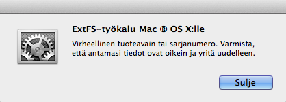 3. Jos toimenpide onnistuu, saat seuraavan ilmoituksen. 7 4.