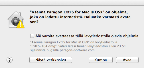 9 Käyttöjärjestelmät: Mac OS X 10.5 Leopard, 10.6 Snow Leopard, 10.7 Lion, 10.8 Mountain Lion, 10.9 Mavericks, 10.