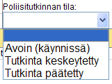 F-93 (132) F.3.2.9 Poliisin nimeämän yhteyshenkilön asemapaikka Kirjataan sen kihlakunnan poliisiaseman sijaintipaikkakunta, jossa nimetty poliisin yhteyshenkilö on tavattavissa.