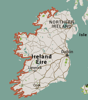 CASE Wild Atlantic Way (1/5) 2500 km pitkä ajoreitti rantaa pitkin Irlannin pohjoisosista Donegal'sta länsirannikkoa pitkin eteläkärkeen Cork'iin. Matka käsittää 159 tutustumiskohdetta.