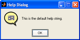 uisave uisetcolor uisetfont waitbar warndlg Open standard dialog box for saving workspace variables Open standard dialog box for setting object's ColorSpec Open standard dialog box for setting