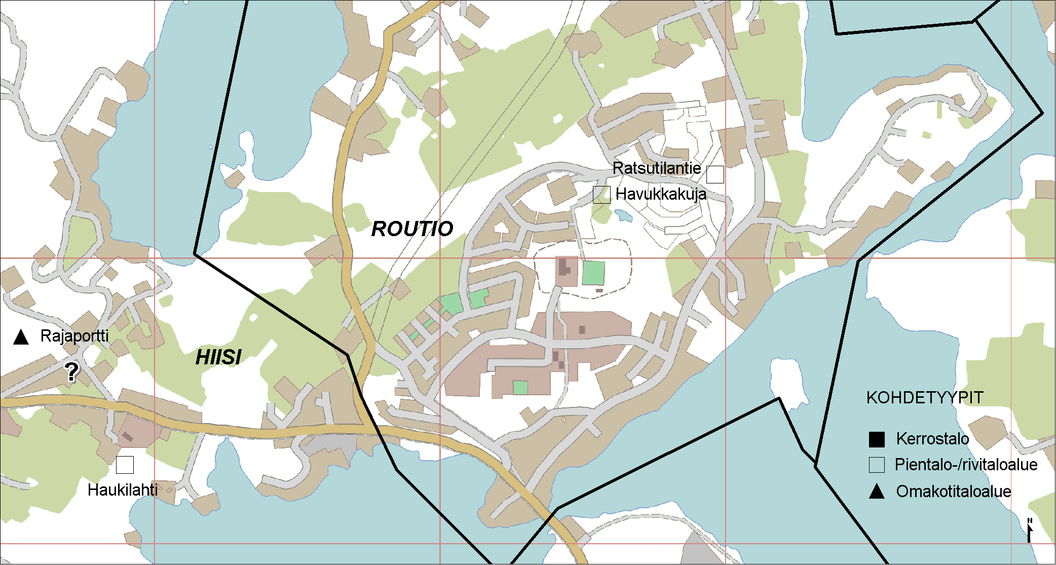 LIITE 8 Lohjan kaupunki Maanmittauslaitos, lupanro 756/MML/07 Pohjois-Lohjan osa-alue. Asuntotuotantokohteita oppilasalueittain v.