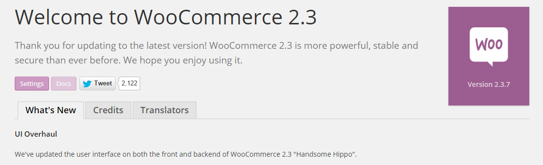 Kuva 34. WooCommerce aktivoitu. WooCommerce on nyt asennettu ja voit alkaa luomaan uusia myytäviä tuotteita, sekä muuttamaan verkkokauppasi asetuksia. Kuva 35. Asennettu WooCommerce. 9.