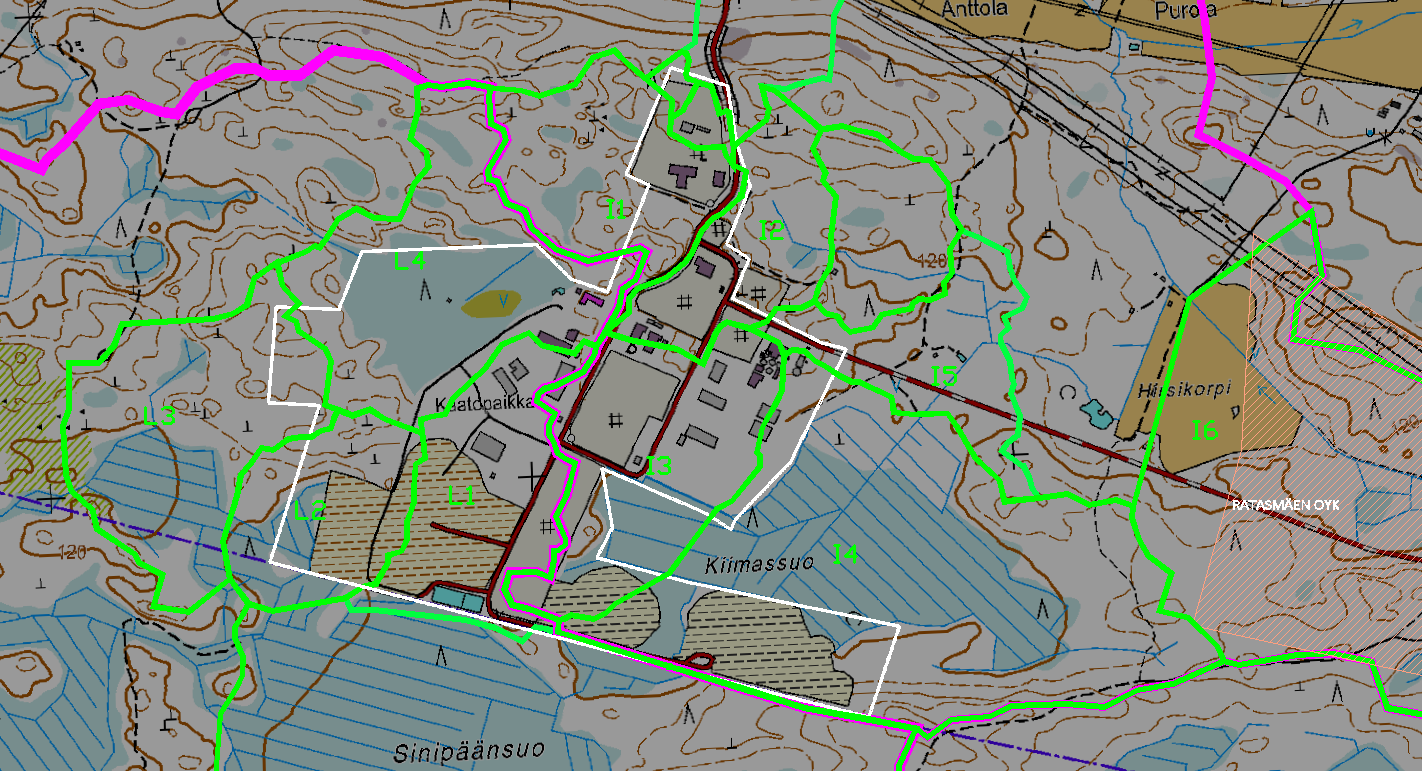 4 Vuositason valuman laskentaan käytetty kaava on esitetty alla (Kaava 1). Kaava 1.