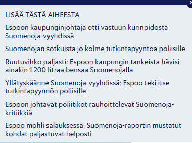 Pieniä asioita? Vähättely ei auta Uutiskriteerit eivät määrity asioiden tärkeyden mukaan.