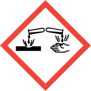 Sivu 2/16 Vaaraluokitus ja vaaralausekkeet: Metalleja syövyttävät aineet ja seokset, kategoria 1 H290 Voi syövyttää metalleja.