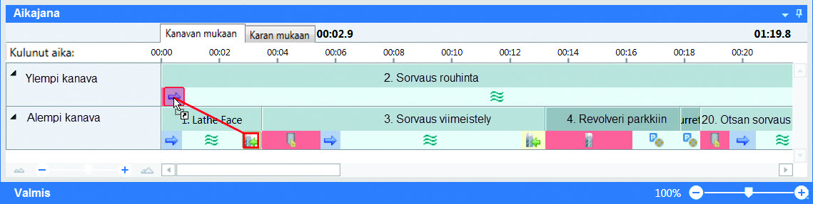 Code Expert Code Expert sisältää useita sovelluksia, mukaanlukien Sync Managerin. Sync Managerin avulla voidaan synkronoida Mill-Turn operaatioiden kanavia.