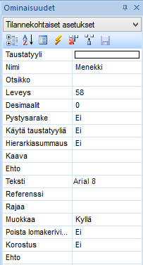 Hae tietoja toiminnoilla haetaan aktiiviprojektille tietoja toiselta projektilta.