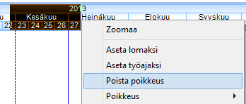 Janakaavio Janakaavion janan päältä aukeavaan pikavalikkoon on lisätty skaalarivi ominaisuus. Skaalarivi: Kullekin tehtävälle voi määritellä taustalle skaalarivin halutulla skaalalla.