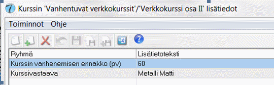 Henkilöstöhallinto Liitteet Koulutusrekisterissä on nyt mahdollista lisätä liitteitä sekä kursseille että henkilöille Vanhenevat kurssit Kurssien ylläpito -ruudulla näytetään lähiaikoina vanhentuvat