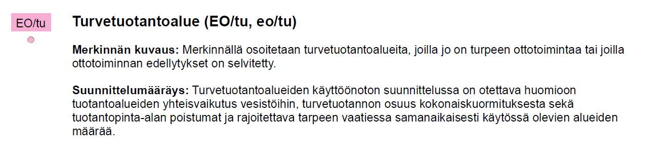 Alueen luoteispuolelle sijoittuu Karstulan keskusta-alue, joka on osoitettu taajamatoimintojen alueeksi, A sekä keskusta-alueelle sijoittuva vähittäiskaupan suuryksikkö, km.