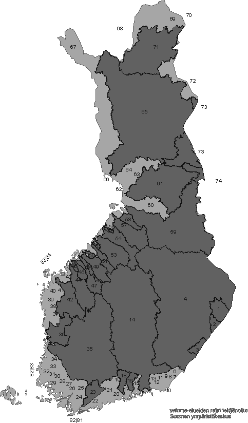 Kalojen siirtorajoitukset / IPN rajoitusalue IPN:lle herkkiä viljelykaloja tai niiden sukusoluja ei saa siirtää merialueelta ja vaelluskalojen nousualueelta sisävesialueelle Luonnonvaraisten kalojen