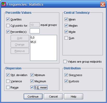 4. Tunnuslukuja ja histogrammi ansiotuloista Analyze/Descriptive Statistics/Frequencies muuttuja Ansiotaso nykyisissä