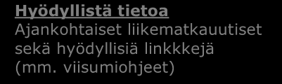 1 Matkustuksen työpöytä CWT Portal CWT Portal on matkustuksen sähköinen työpöytä, jota kautta pääset kaikkiin tärkeisiin matkustukseen liittyviin tietoihin ja työkaluihin helposti yhdellä