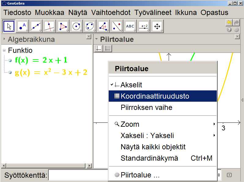 Ja näin saatiin kuvaajien väriä vaihdettua ja viivanpaksuutta muutettua: 5.