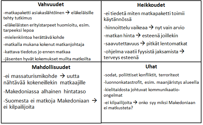 laista pientä purtavaa tai soitettavana paikallista musiikkia, näin voitaisiin herättää lisää mielenkiintoa matkaa kohtaan.