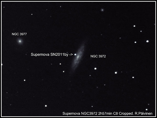 Numero 9, Vuosi 2011 8 SN 2011BY 13.80 13.85 13.90 13.95 14.00 14.05 14.10 14.15 14.20 14.25 14.30 0.0000 28.04.