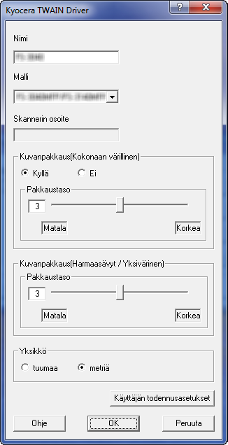 Valmistelut ennen käyttöä HUOMAUTUS: Kun asennettuna on KMnet Viewer, sovellukselle käynnistetään erillinen poisto-ohjelma. Suorita sovelluksen poistovaiheet näytön ohjeiden mukaan.