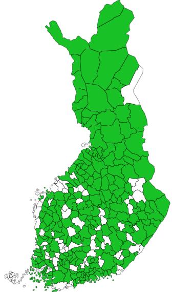 Ruoka-apua hyvinvointivaltiossa 2010-luvulla 226 kuntaa, joissa ruokaapua vuonna 2013 +