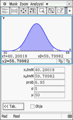 49 Väli on [40,2; 59,8].