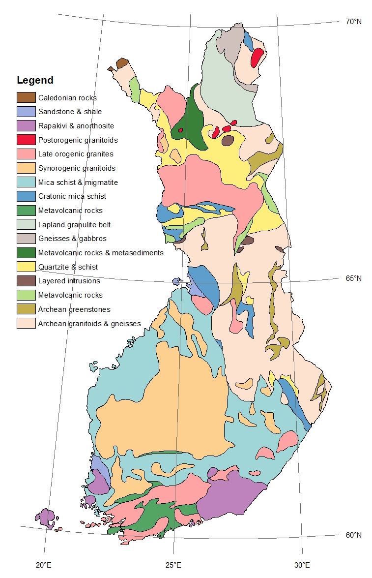 only a portion of the data and polygons are kept in memory at a time. The gridding results are stored either with or without the inverse distance weighting (i.e., moving average) for various different combinations of lithological weighting (areal weighting, background weighting and both).