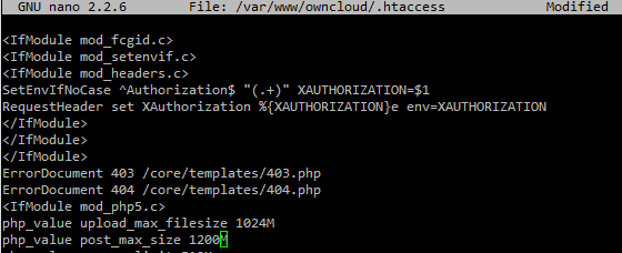 2 Oman pilvipalvelun (OwnCloud) asennus. Asennuksessa luodaan Dropboxia vastaava pilvi, joka käyttää hyväksi USB levyä, joka on kiinnitettynä laitteeseen.