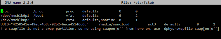 2 Oman pilvipalvelun (OwnCloud) asennus. Asennuksessa luodaan Dropboxia vastaava pilvi, joka käyttää hyväksi USB levyä, joka on kiinnitettynä laitteeseen.